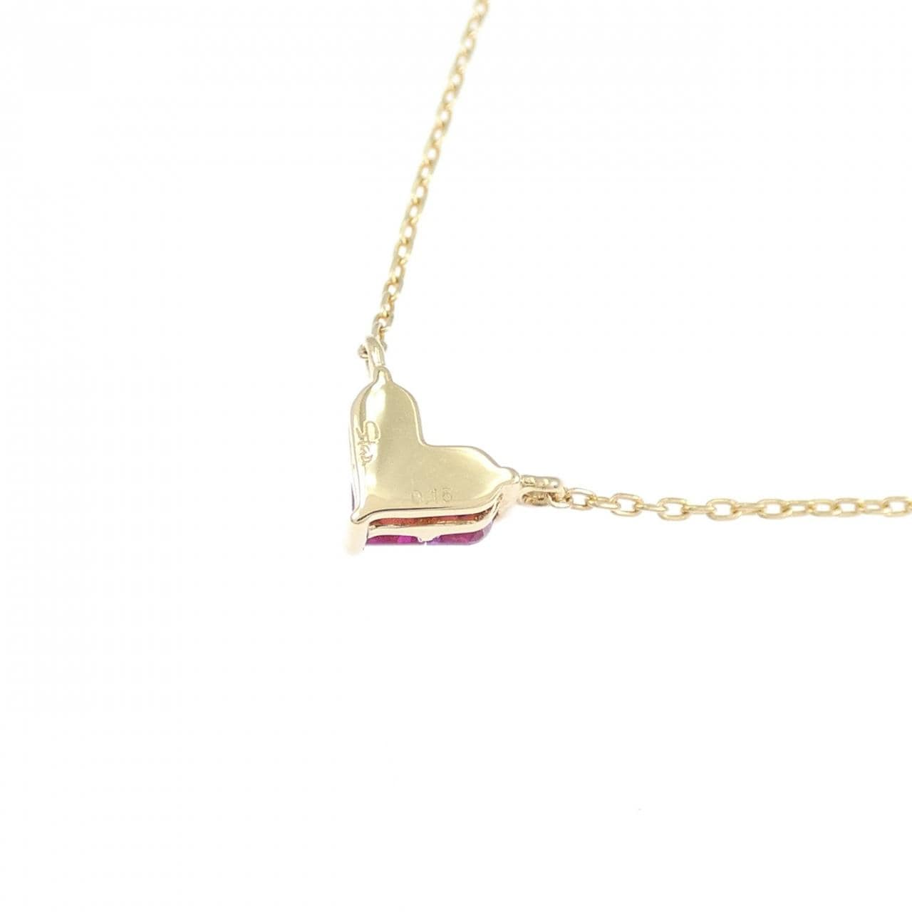 スタージュエリー ミステリアスハート ネックレス 0.15CT