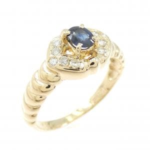 K18YG サファイヤ リング