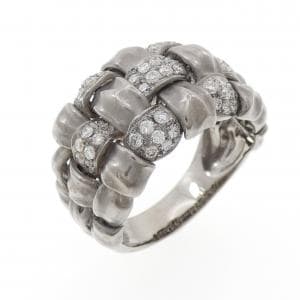 750WG ダイヤモンド リング 0.83CT