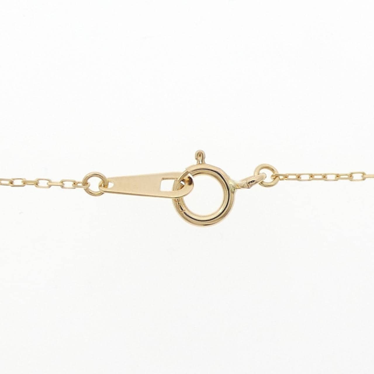 K18YG/K18WG 2WAY スター ダイヤモンド ネックレス 0.12CT