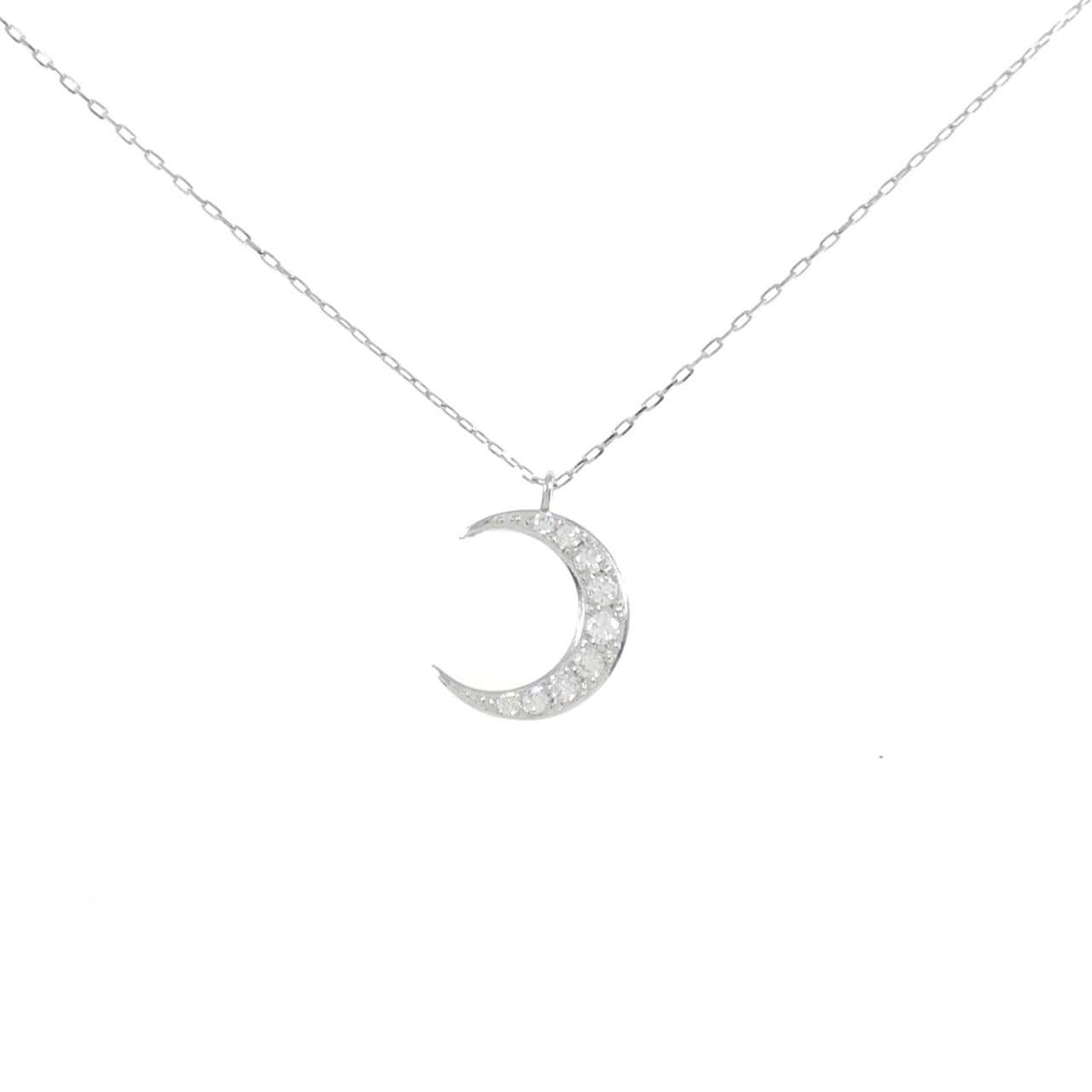 [Remake] PT Moon Diamond Necklace 0.10CT