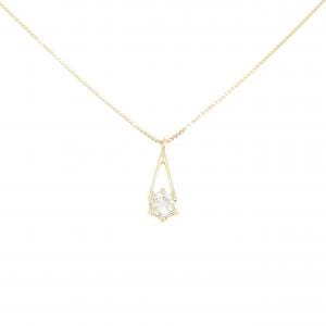 【新品】K18YG ダイヤモンド ネックレス 0.41CT