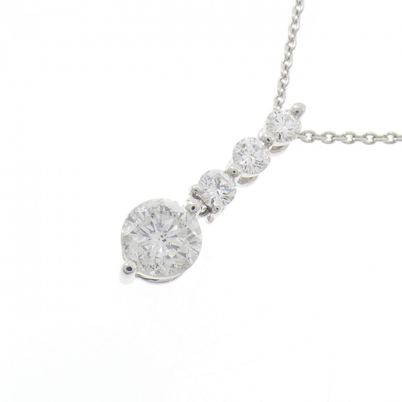 PT900/PT850 ダイヤモンド ネックレス 0.596CT