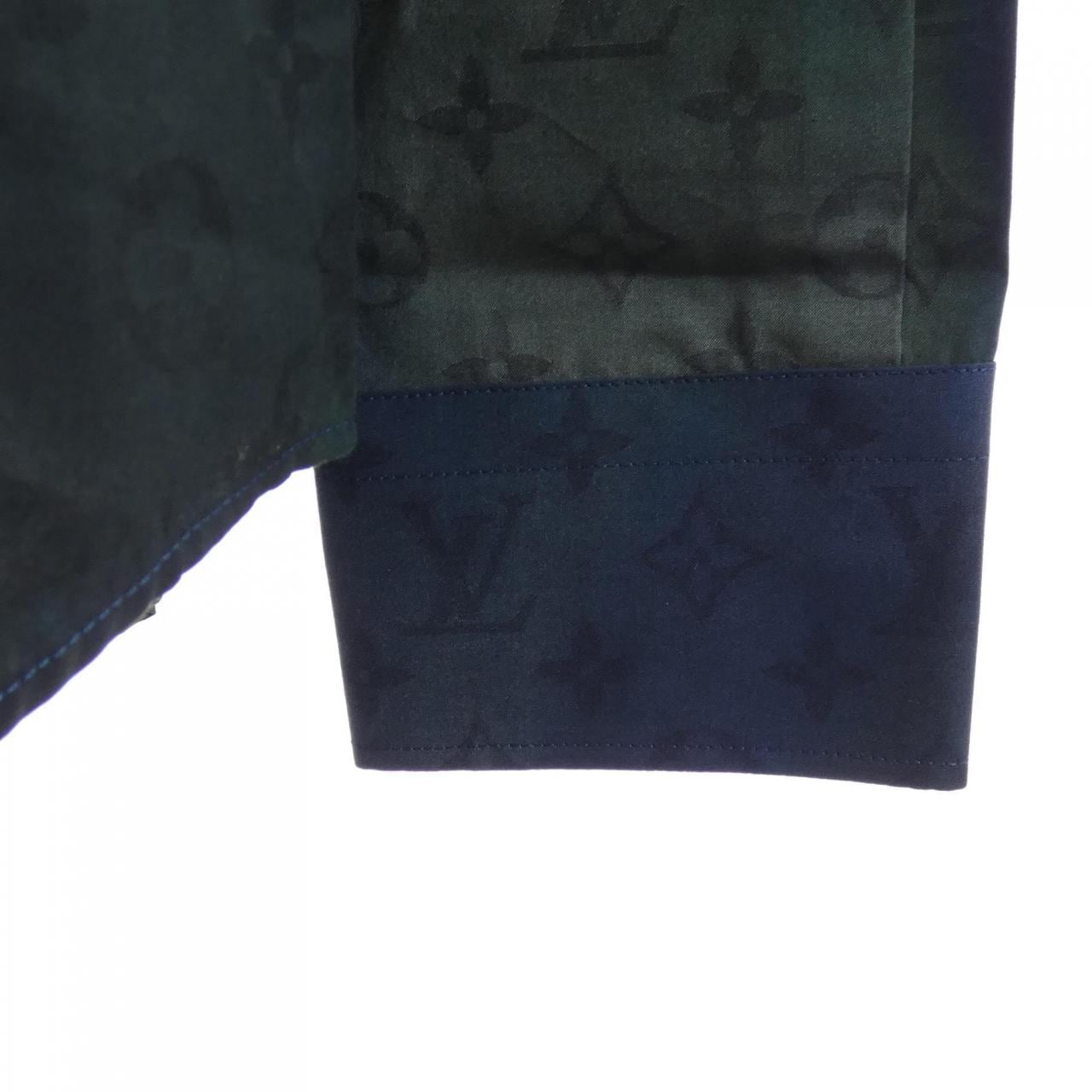 ルイヴィトン LOUIS VUITTON モノグラムタイアンドダイブルゾンシャツ HLS07WD15 シャツ