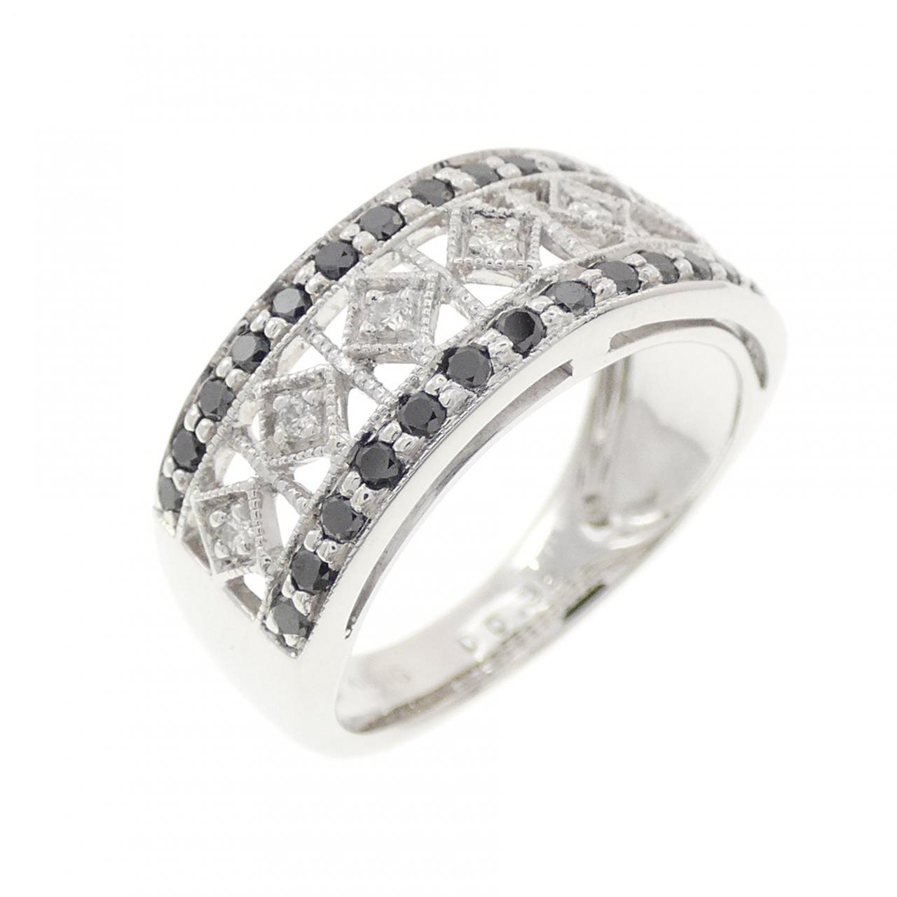 K18WG ダイヤモンド リング 0.35CT