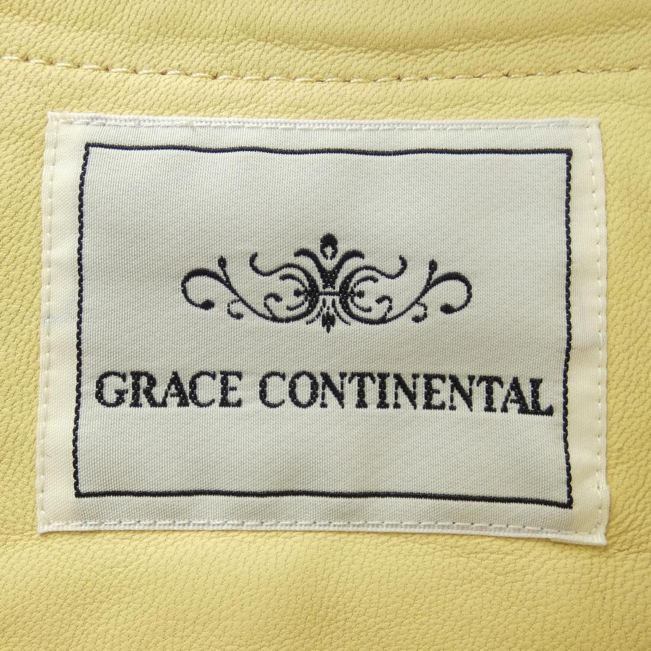 灰色欧陆GRACE CONTINENTAL皮夹克