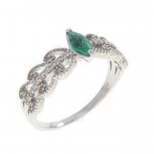 PT900 エメラルド リング 0.17CT