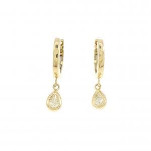 K18YG ダイヤモンド ピアス 0.20CT