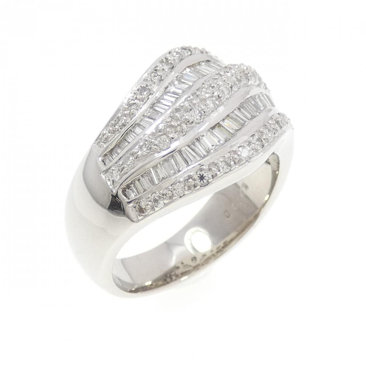 PT900 ダイヤモンド リング 1.01CT