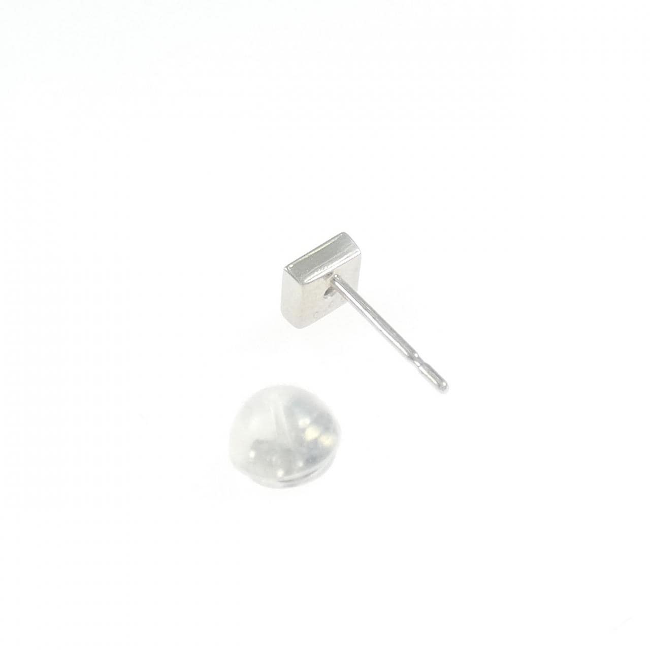 PT900 ダイヤモンド ピアス 0.05CT 片耳