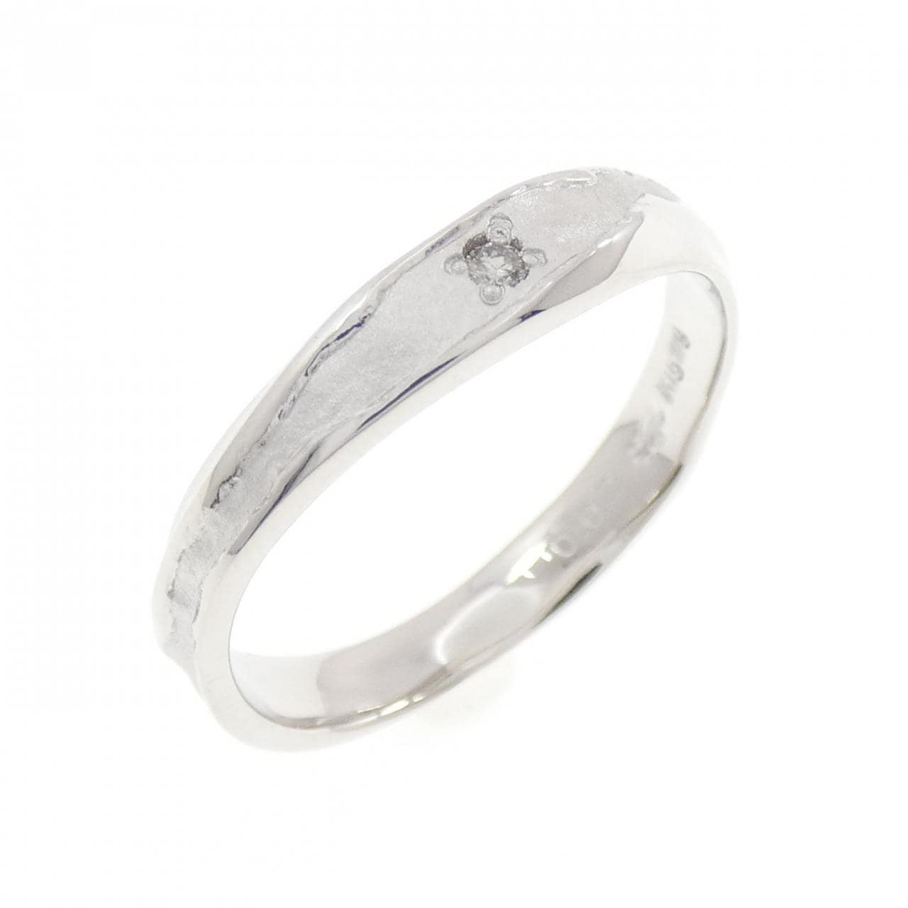 K18WG ダイヤモンド リング 0.02CT