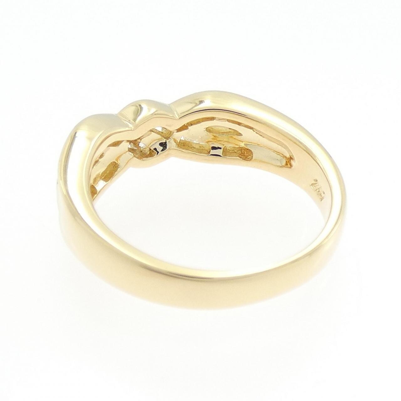 K18YG ダイヤモンド リング 0.45CT