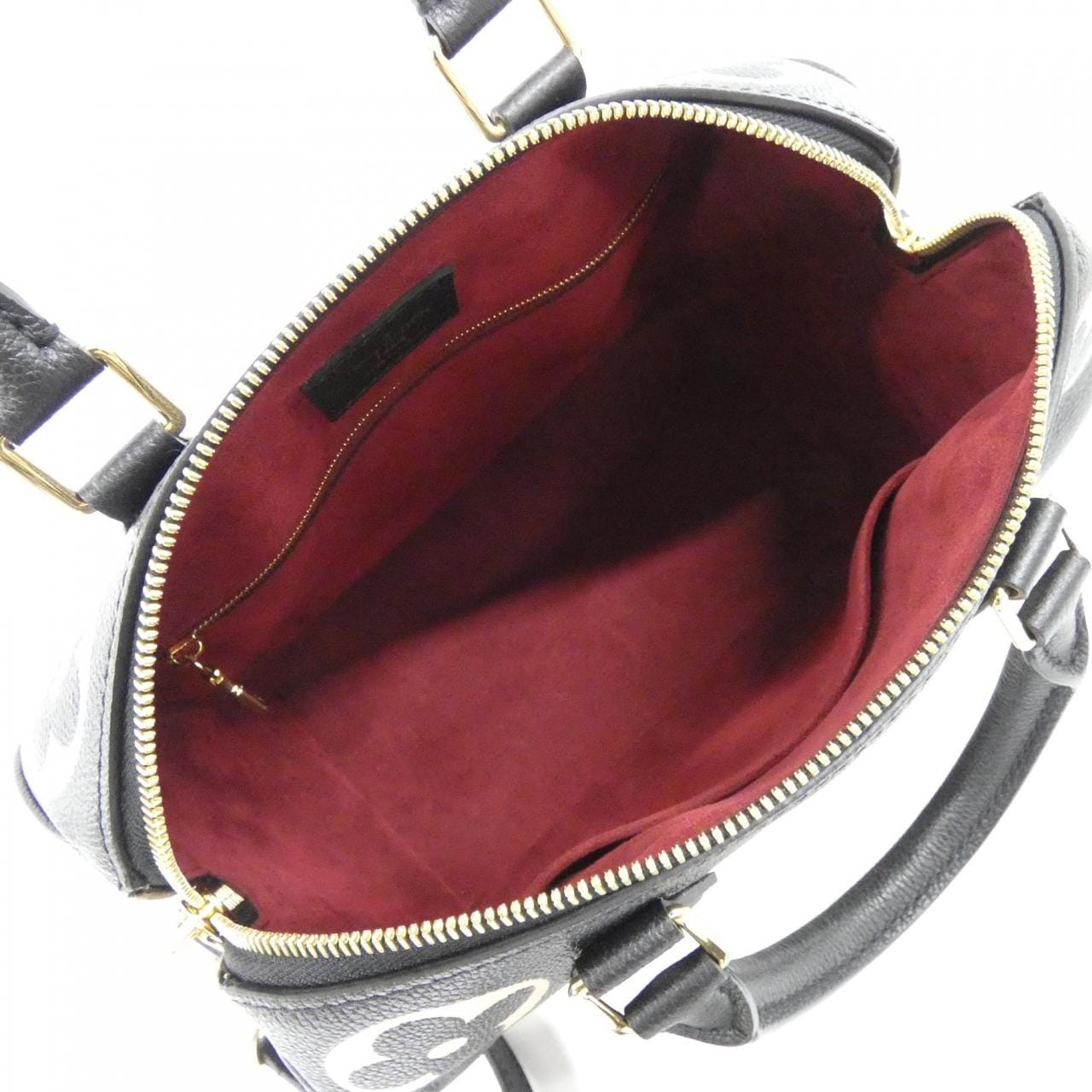 LOUIS VUITTON Vuitton Bicolor Monogram Empreinte Speedy Bandouliere 25cm M58947 Boston Bag