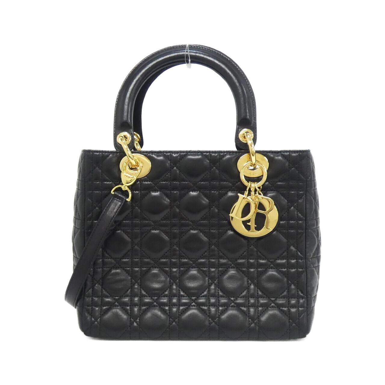 【ヴィンテージ】クリスチャンディオール レディ ディオール ミディアム CAL44550 バッグ