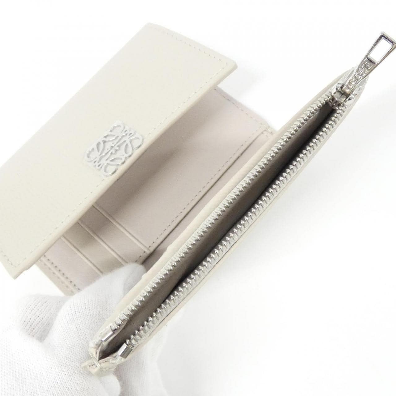 【新品】ロエベ アナグラム スモール バーティカル ウォレット C821S33X12 財布