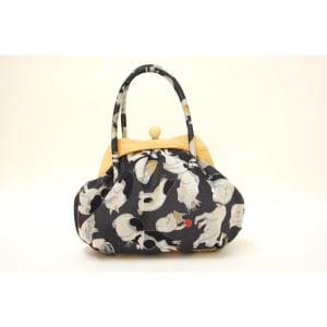 【新品】がま口バッグ　ねこ