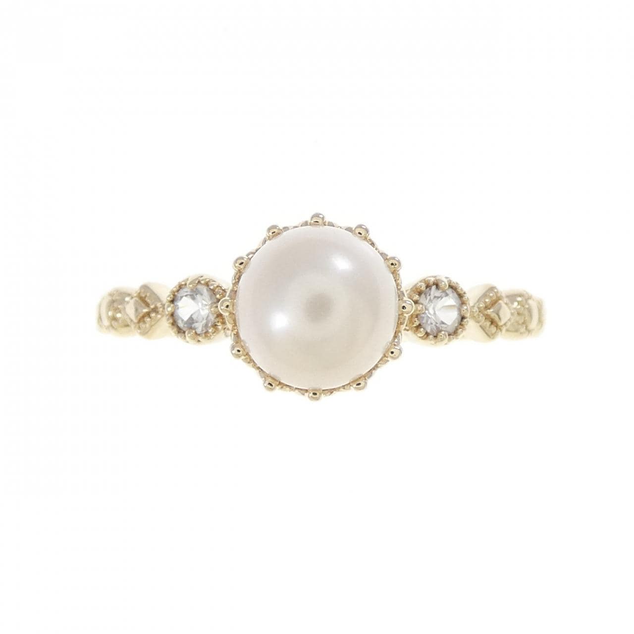 K10YG 淡水パール リング