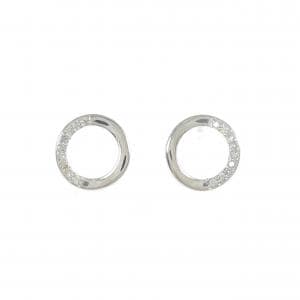 PT900 ダイヤモンド ピアス 0.066CT