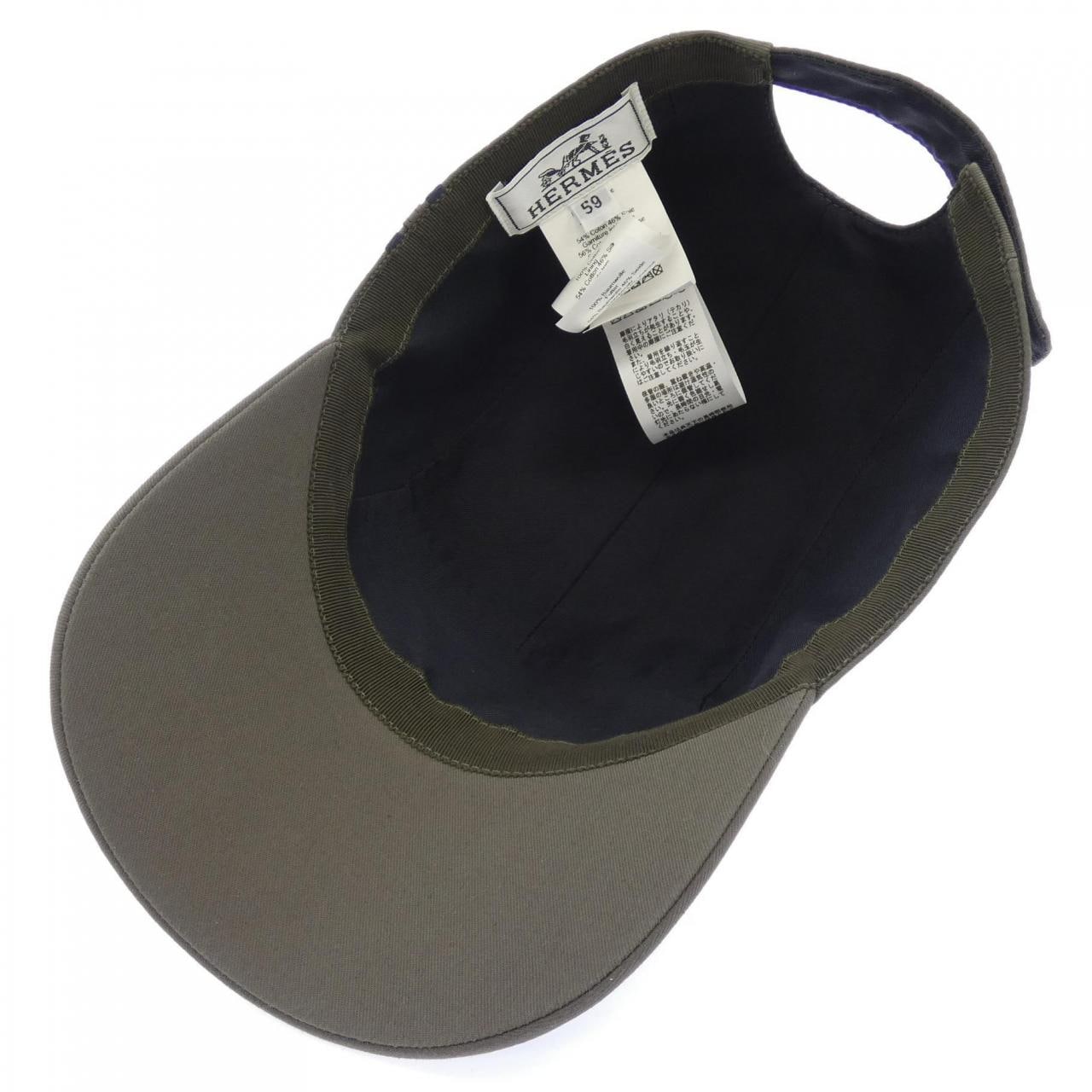 エルメス HERMES ネヴァダ Hストライプ H242068N キャップ