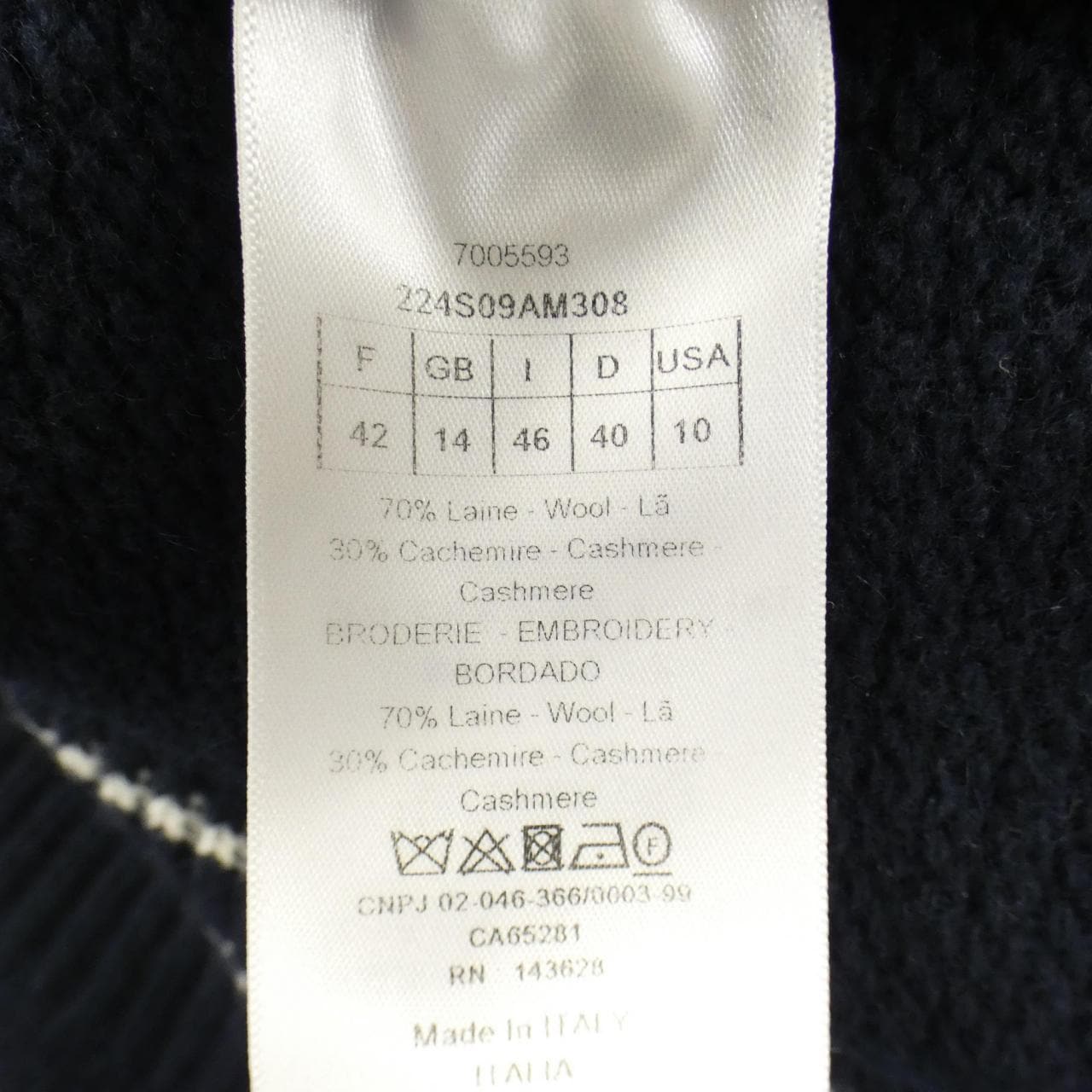 クリスチャンディオール CHRISTIAN DIOR CHRISTIAN DIOR シグネチャー ESSENTIALS 224S09AM308 ニット