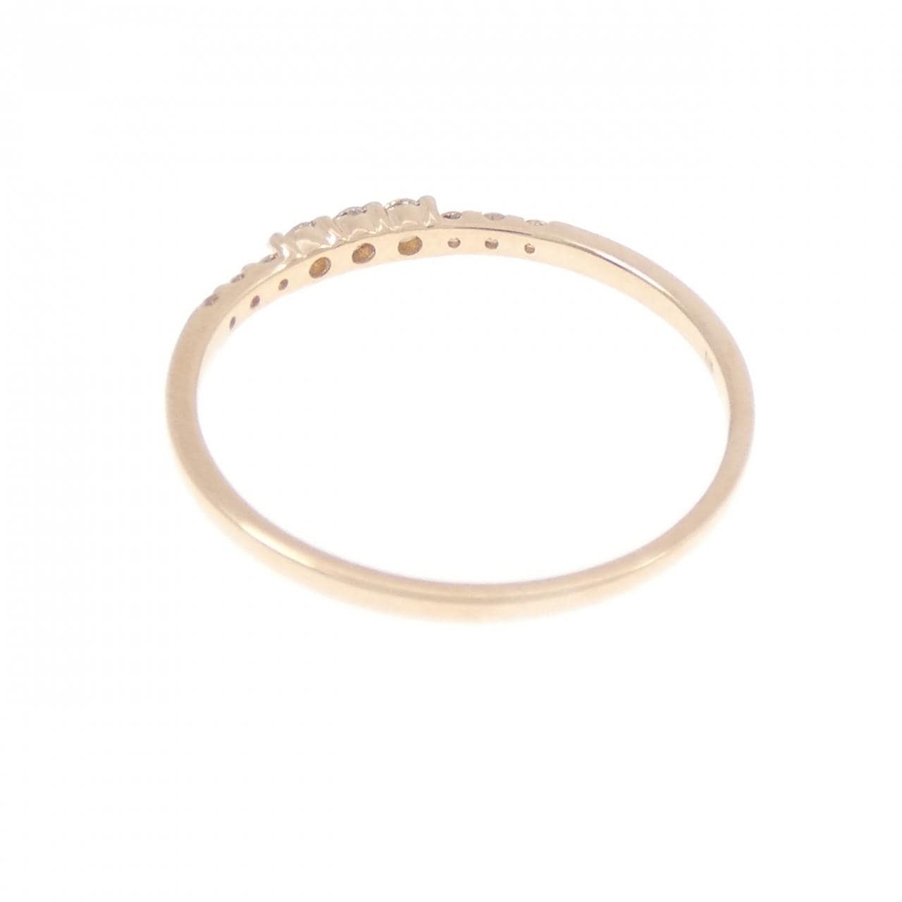 K18PG ダイヤモンド リング 0.10CT