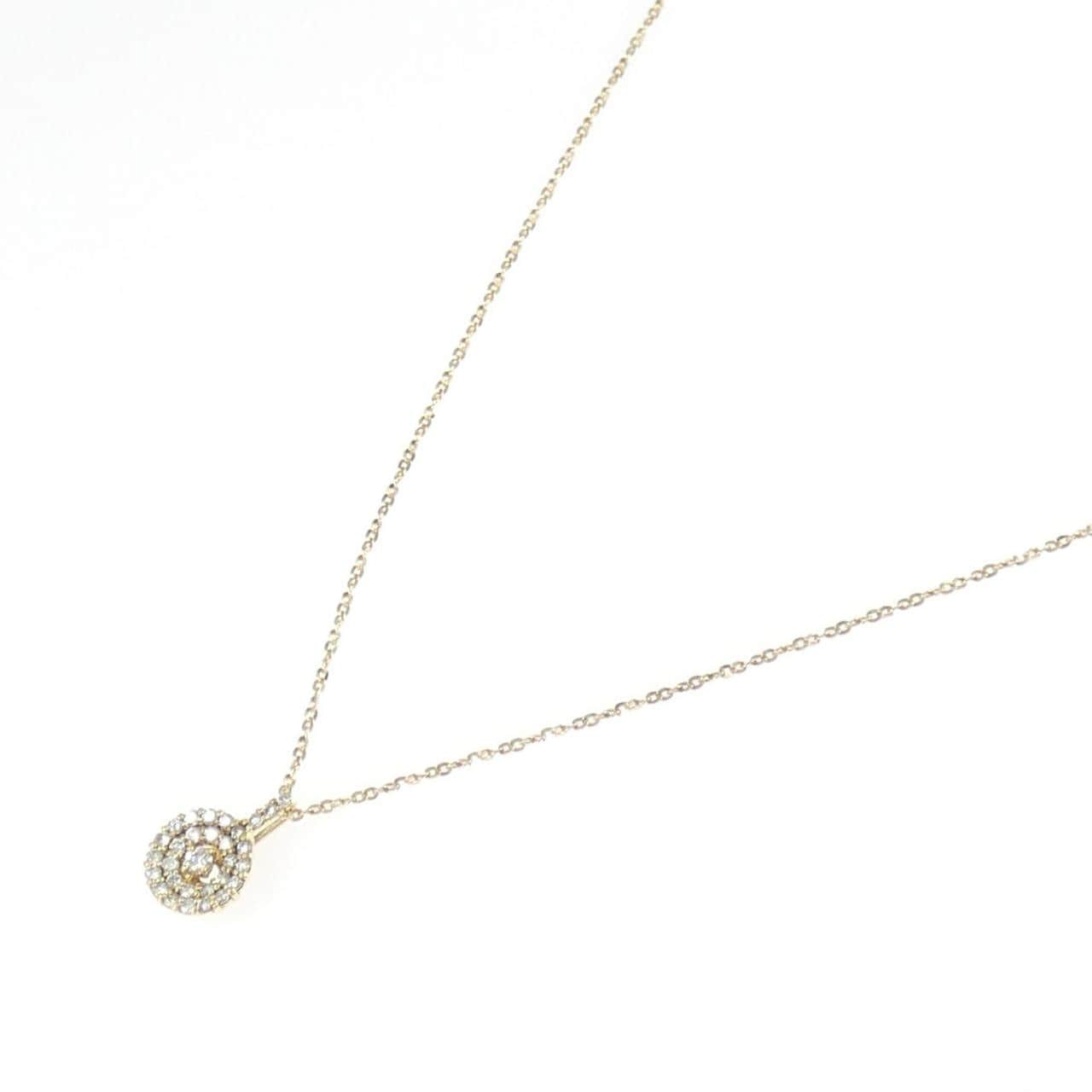 K18YG ダイヤモンド ネックレス 0.21CT