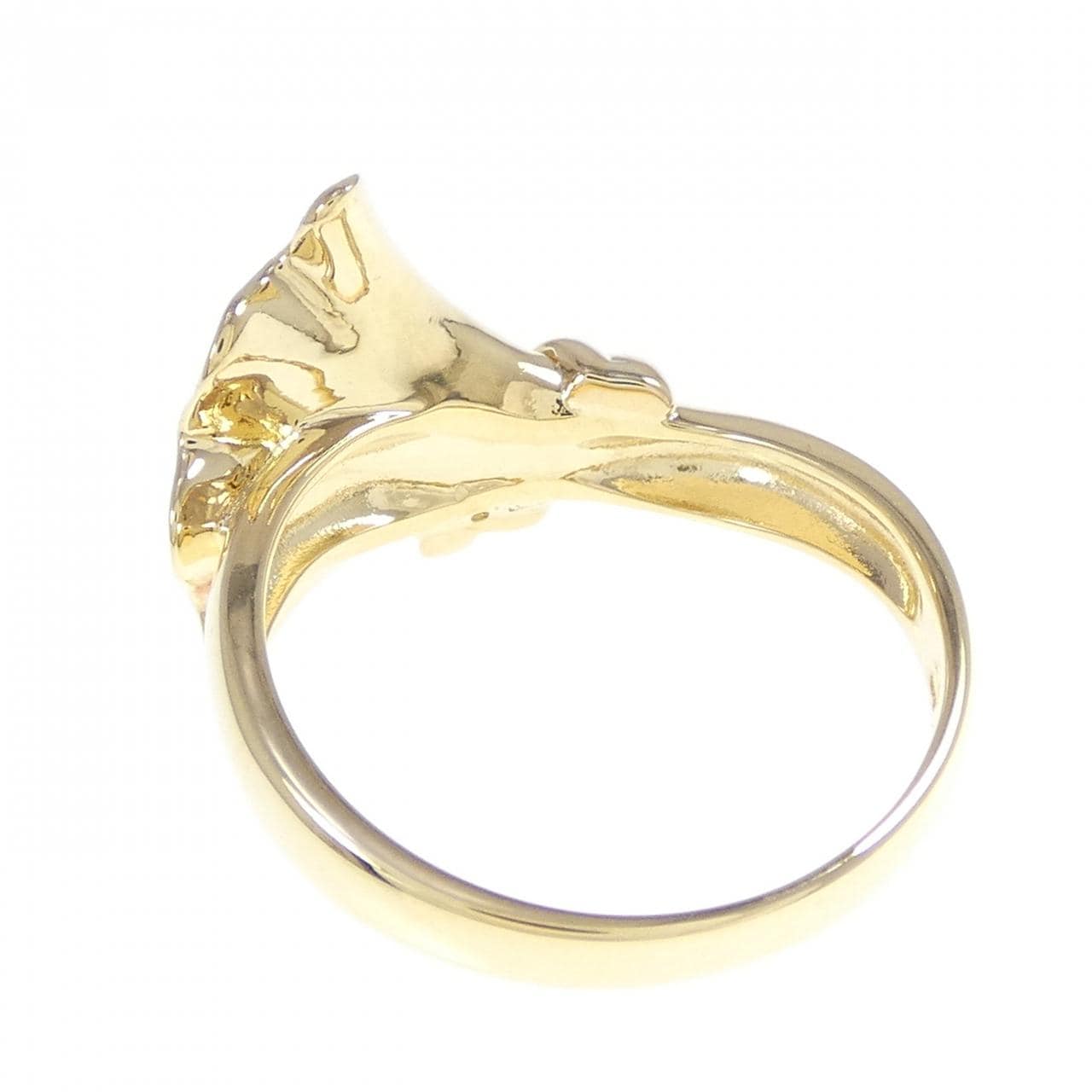K18YG Diamond ring