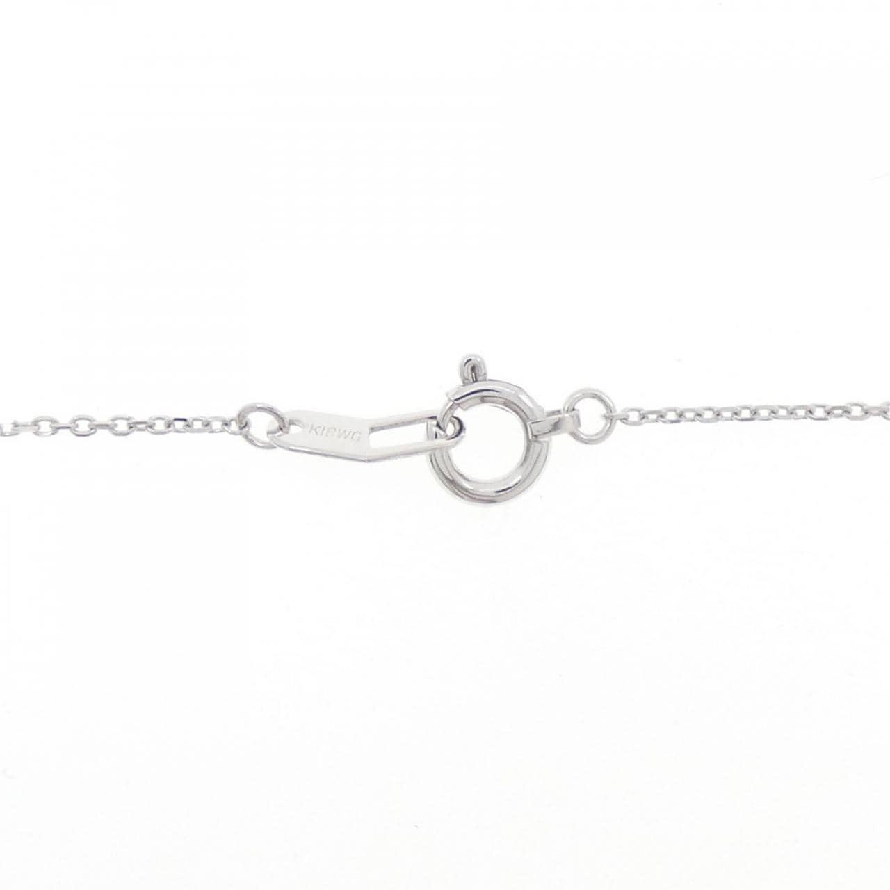 スタージュエリー クロス ダイヤモンド ネックレス 0.08CT