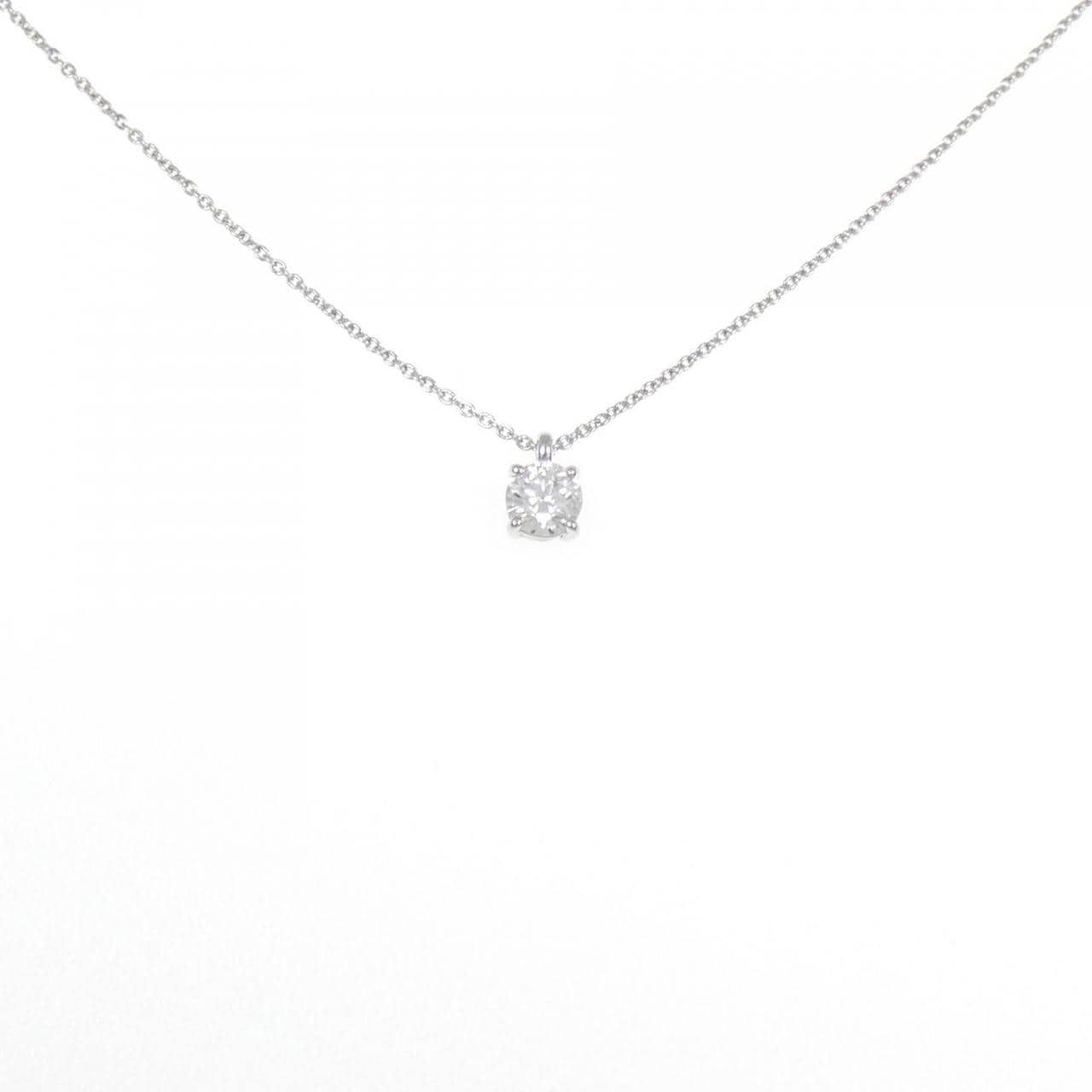 【リメイク】PT ダイヤモンド ネックレス 0.319CT E SI1 3EXT H&C