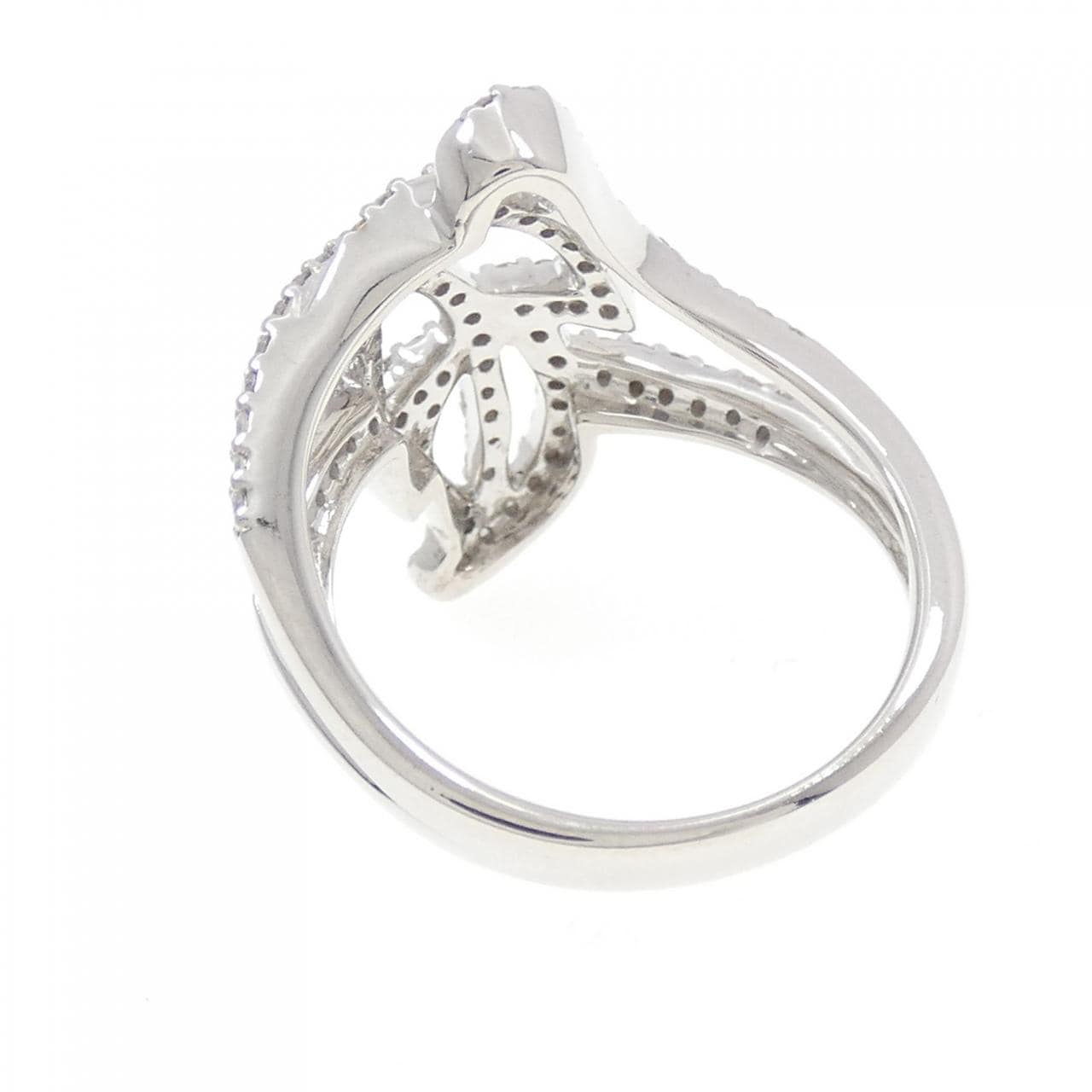 K18WG ダイヤモンド リング 0.70CT