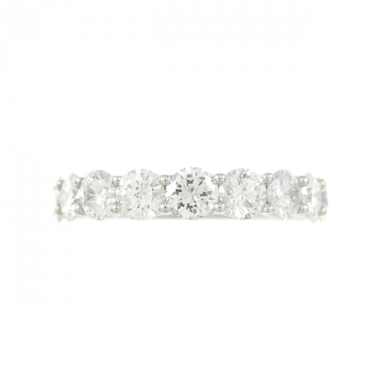 PT900 ハーフエタニティ ダイヤモンド リング 1.89CT