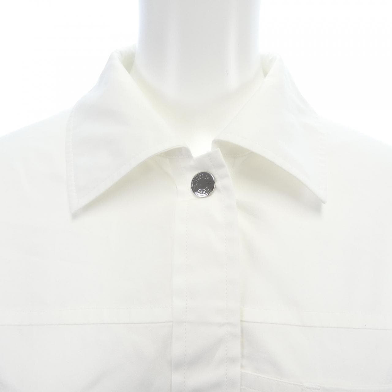 エルメス HERMES クルードセル シャツドレス 5E0573DV ワンピース