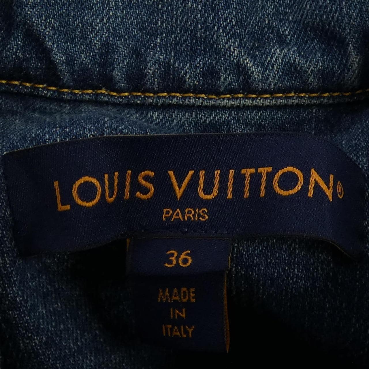 ルイヴィトン LOUIS VUITTON ショートデニムジャケット FQJA20GM1 デニムジャケット