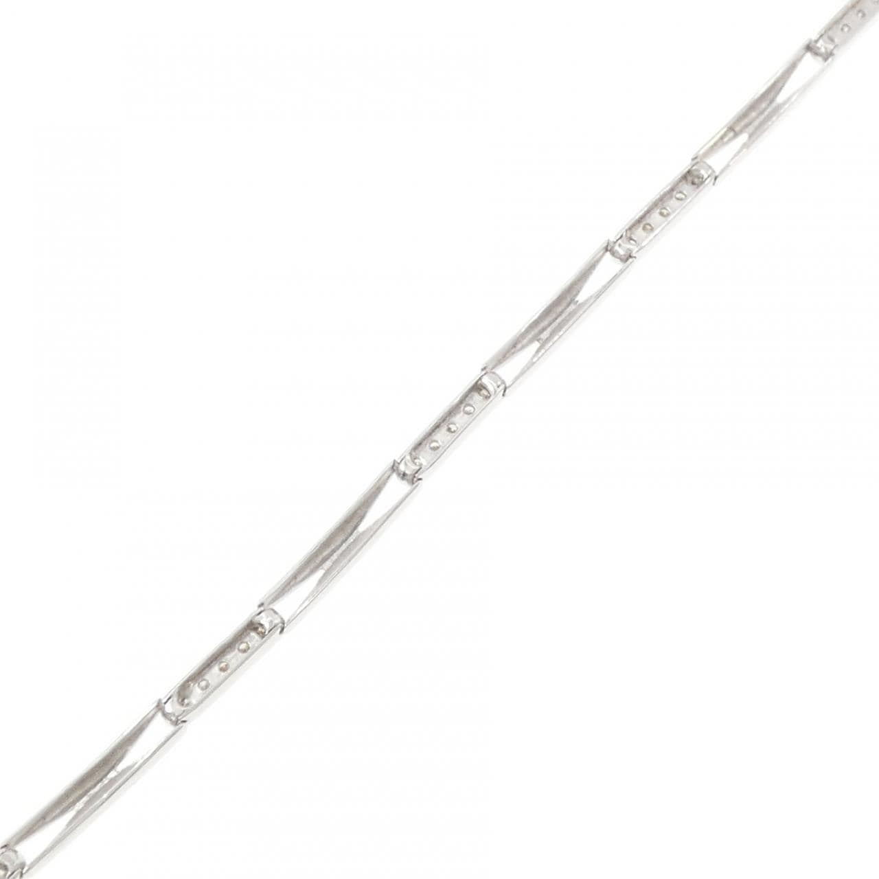 K18WG ダイヤモンド ブレスレット 0.40CT