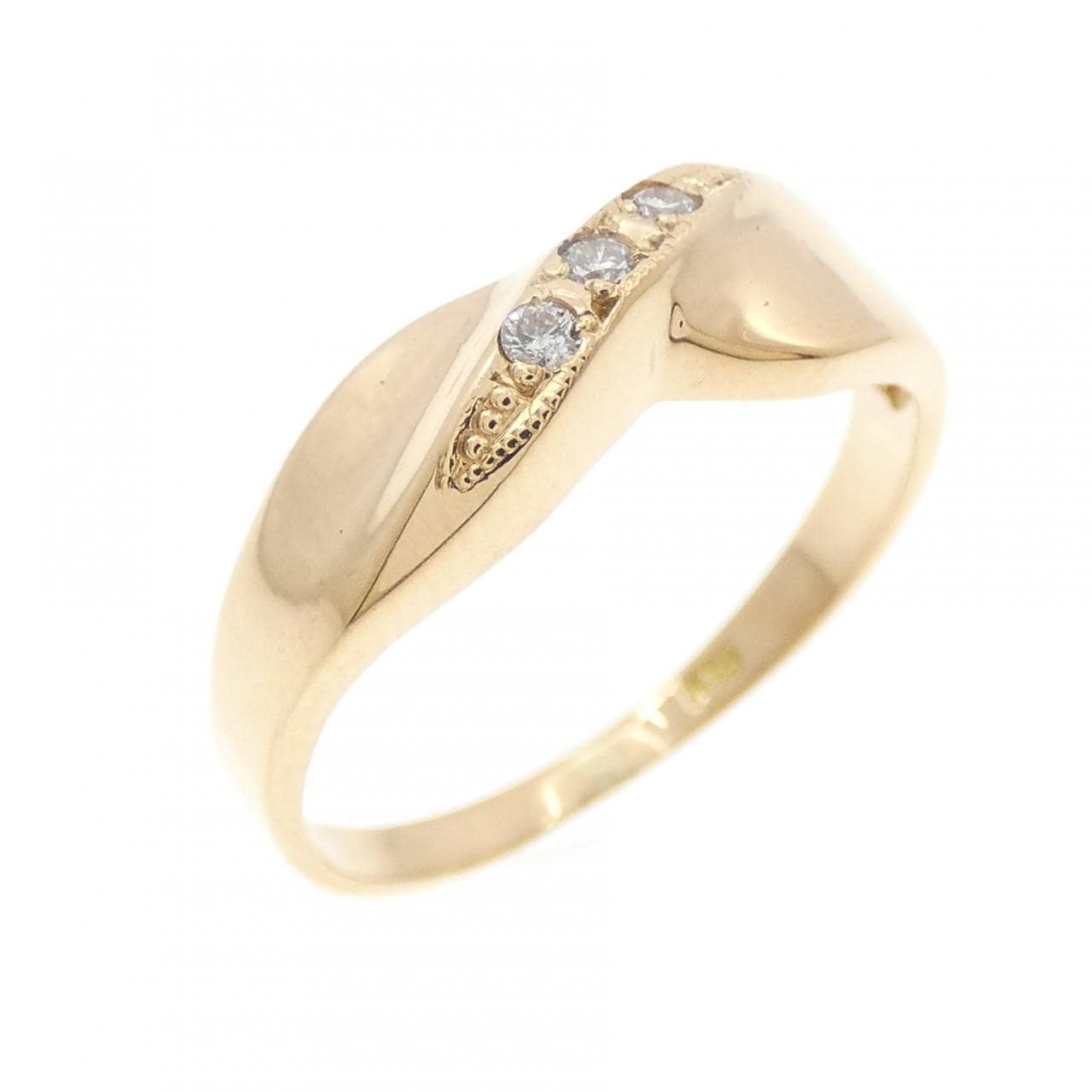 K18YG ダイヤモンド リング