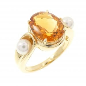 ミキモト シトリン リング 1.75CT