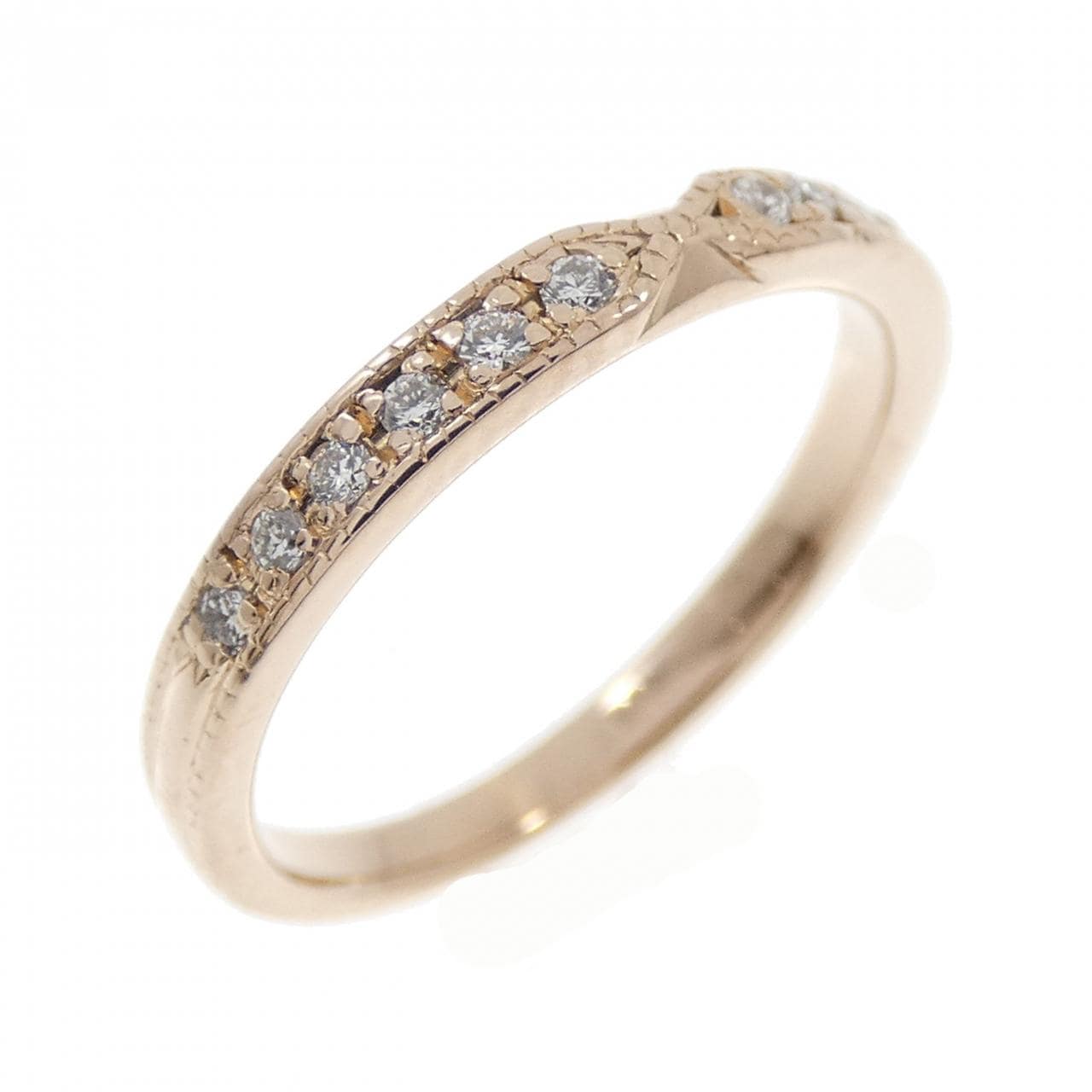 K18PG ダイヤモンド リング 0.08CT