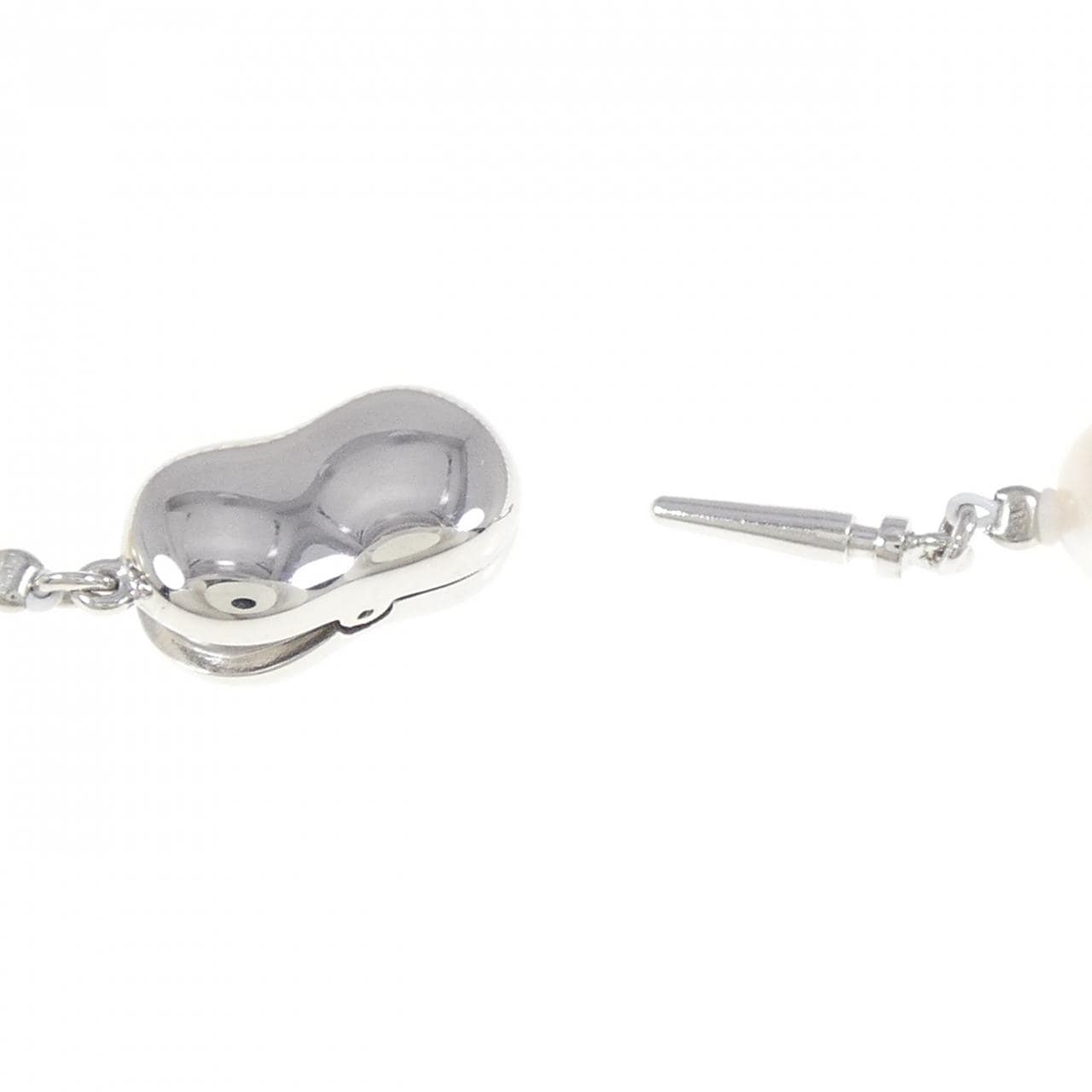 シルバークラスプ アコヤパール ネックレス 7.5-8mm