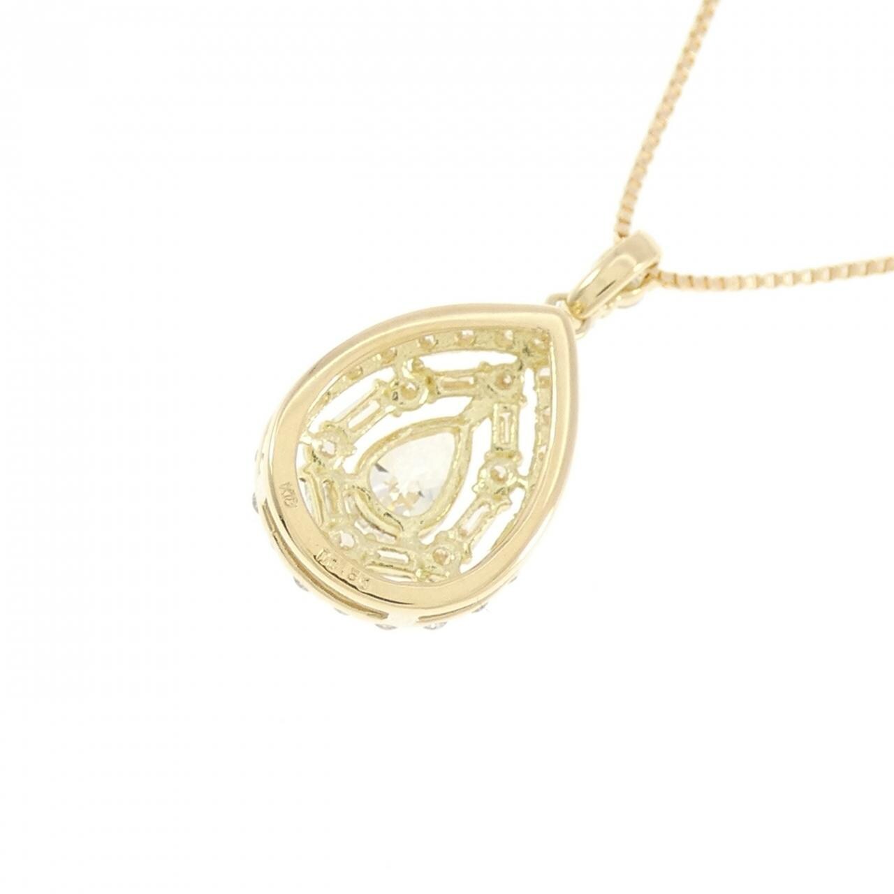 【新品】K18YG ダイヤモンド ネックレス 0.50CT