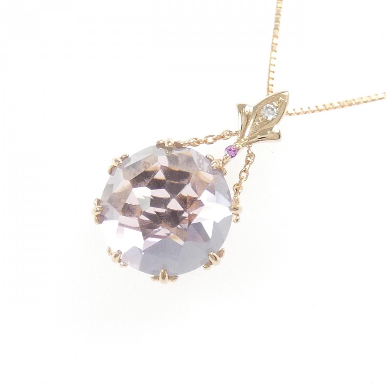 K18PG アメジスト ネックレス