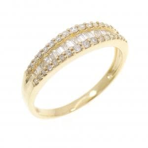 K18YG ダイヤモンド リング 0.35CT