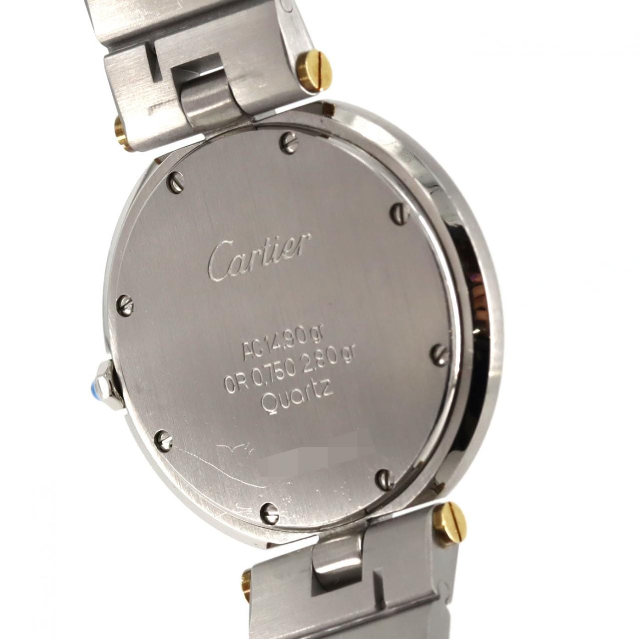 【ノーメンテナンス特価】カルティエ サントスヴァンドームLM YGコンビ 83038288 SSxYG クォーツ