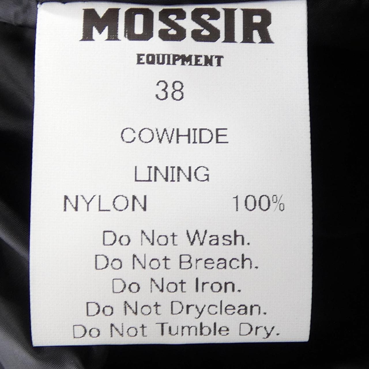 mossir レザージャケット