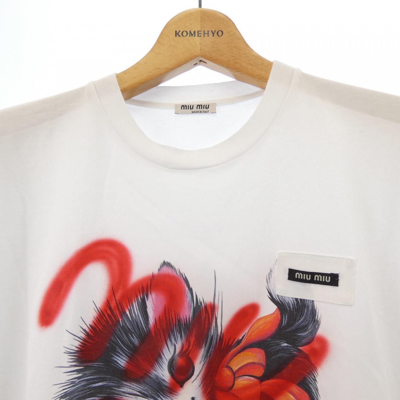 ミュウミュウ MIU MIU MJN266 1YF7 Tシャツ