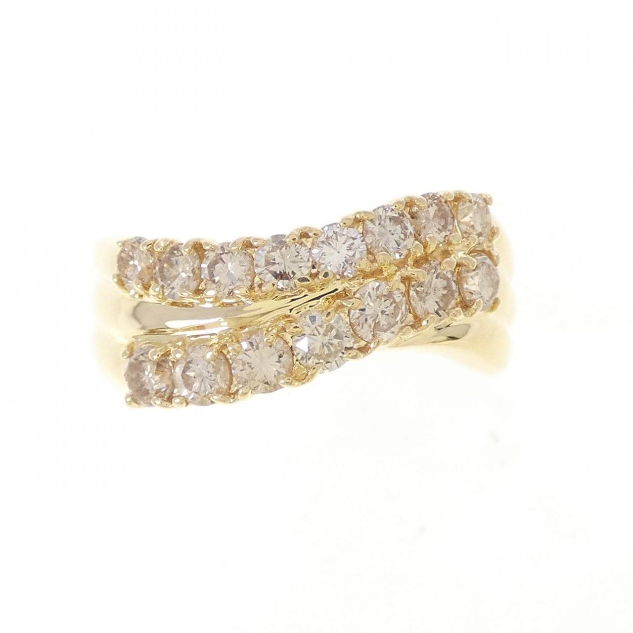 K18YG ダイヤモンド リング 1.00CT