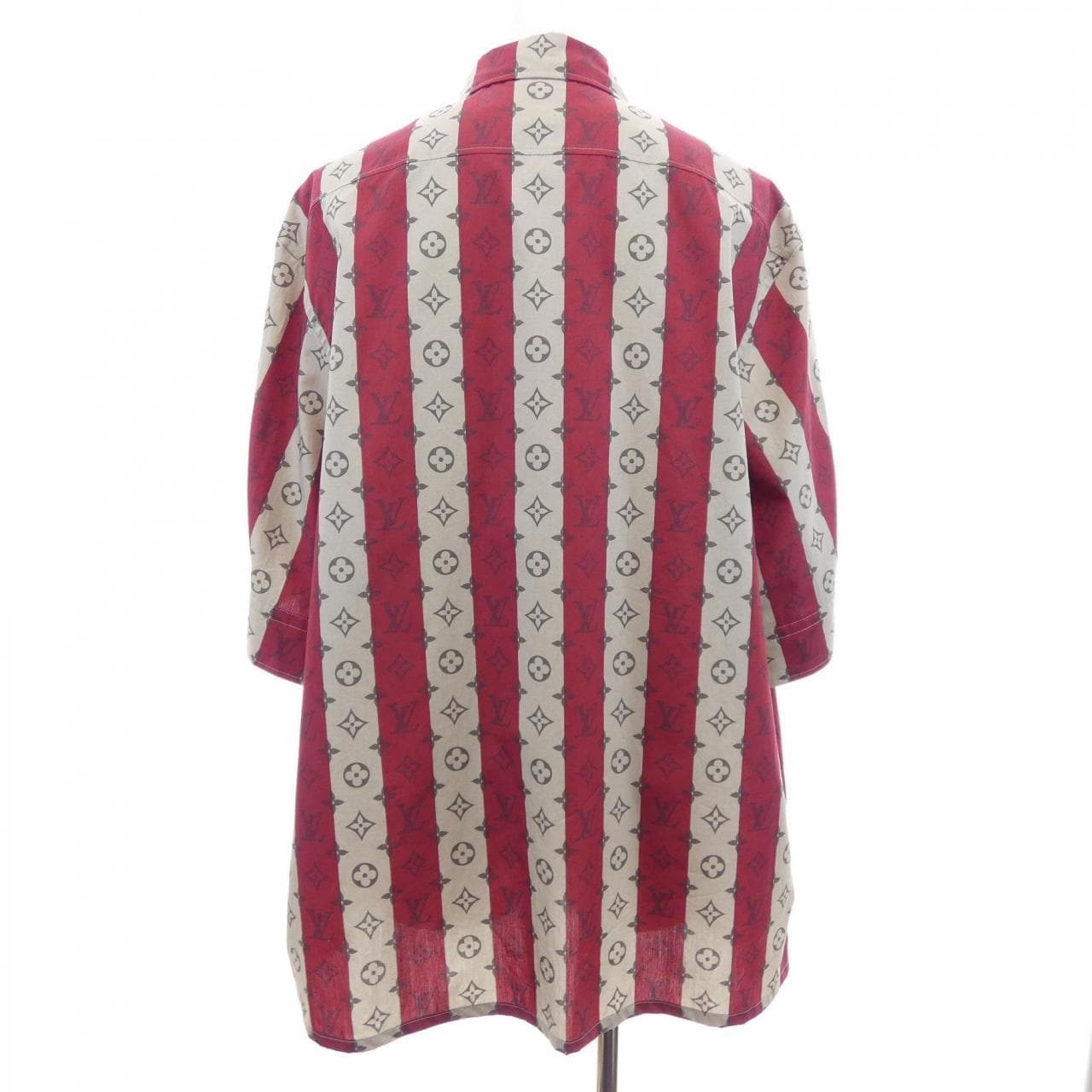 ルイヴィトン LOUIS VUITTON モノグラムトランクストライプショートスリーブ NIGO 日本限定 HMS05WJB8 S/Sシャツ