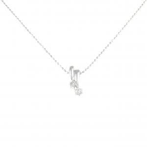 K18WG ダイヤモンド ネックレス 0.09CT