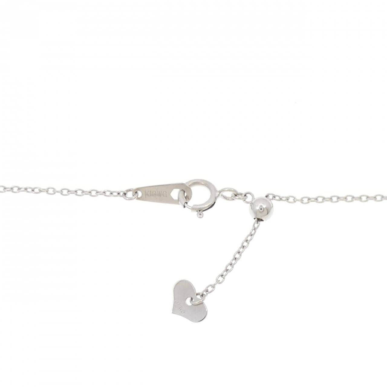 K18WG/K18PG フラワー ダイヤモンド ネックレス 0.72CT