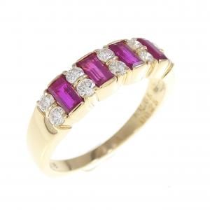 ミキモト ルビー リング 0.65CT