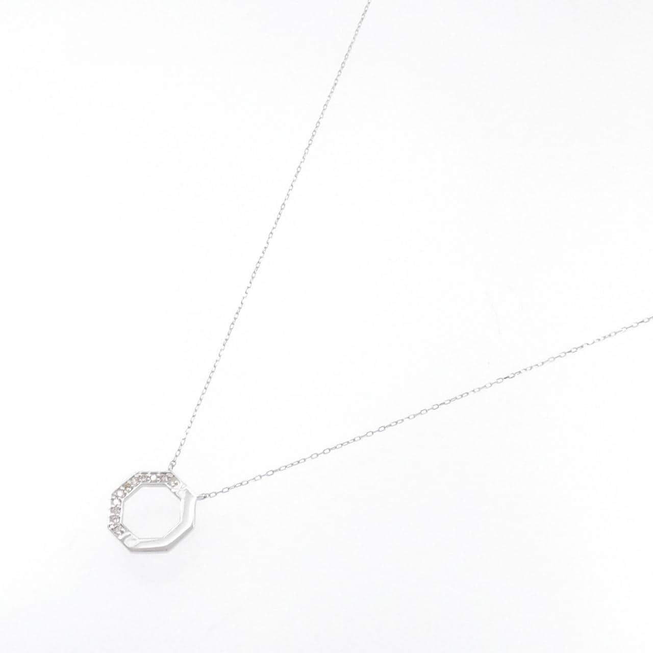 [BRAND NEW] PT Diamond Necklace 0.05CT